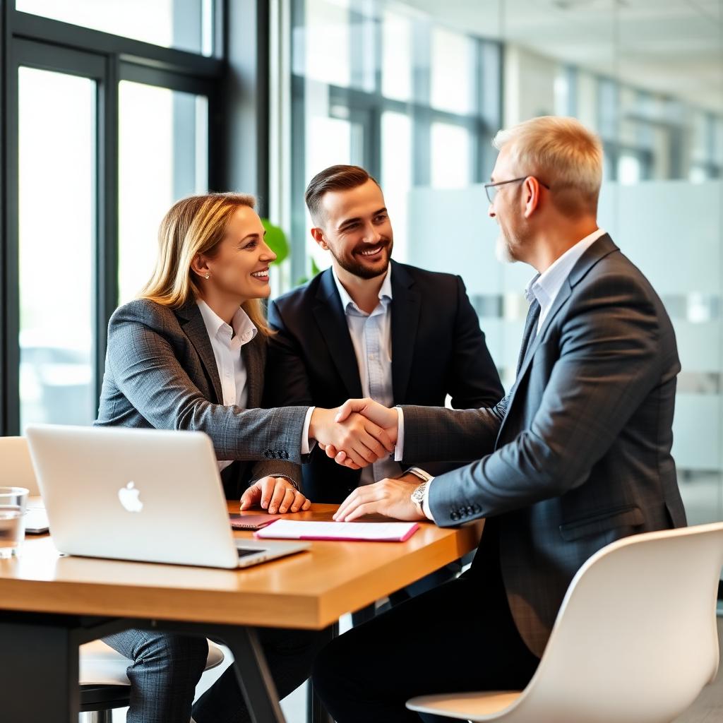 Atendimento consultivo entre contador e cliente